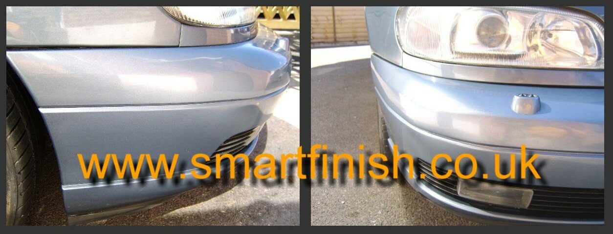 Bumper Dent After Repair - Vauxhall Omega