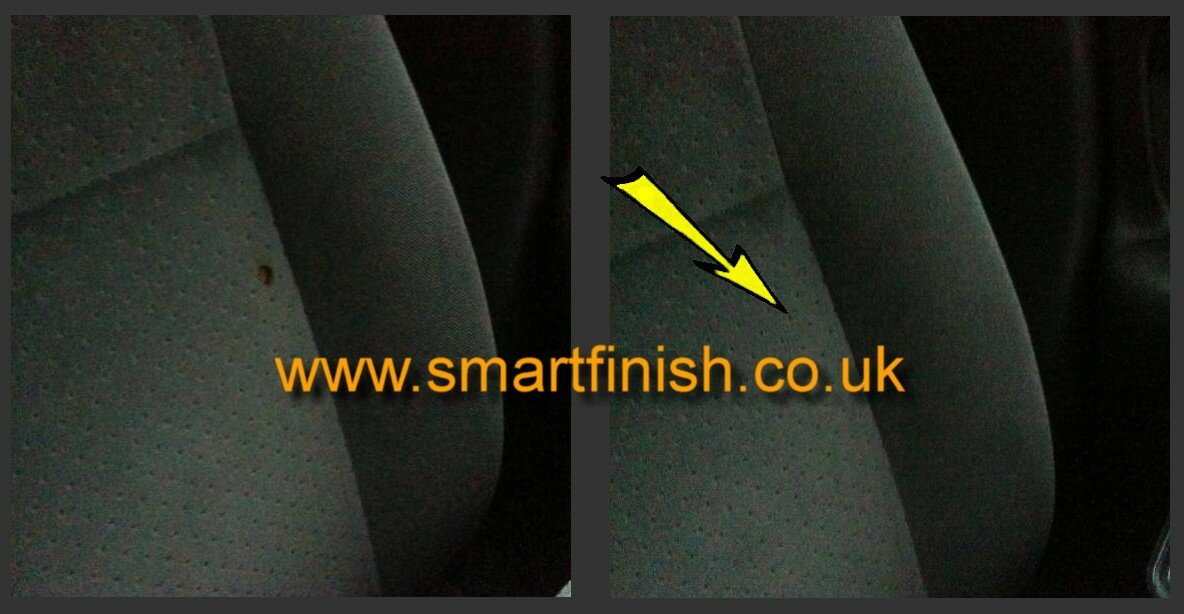 Cigarette Burn Repair - Ford Focus Seat