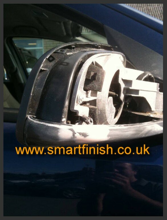 Cracked Mirror Case During Repair - Vaux Astra