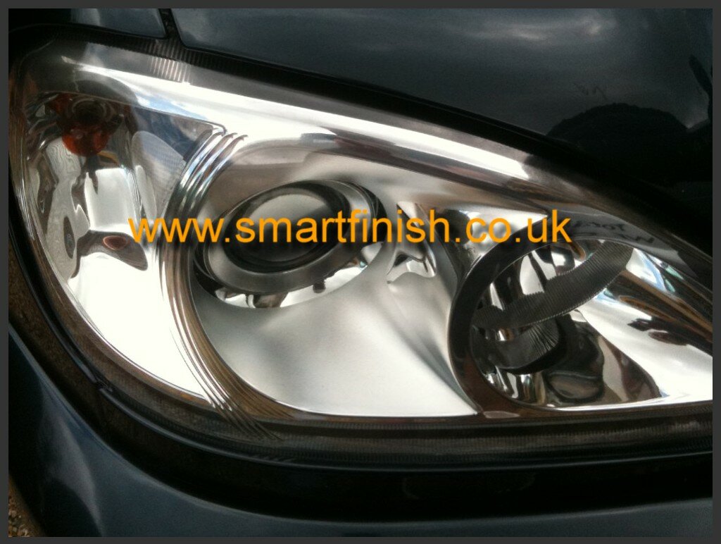 Headlight Restoration After - Mercedes