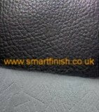 vinyl door trim damage - after repair